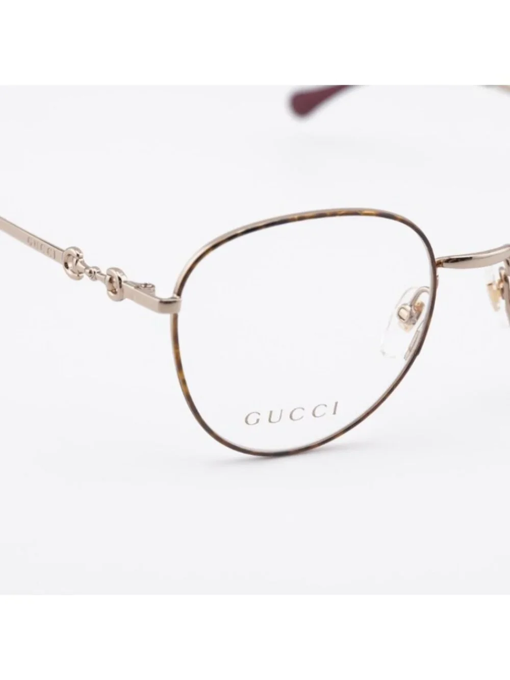 Gucci GG0880O 002 Eyeglasses Havana/Gold 51mm Square Frame